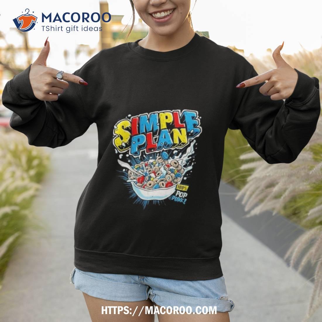 Simple Plan Cereal Pop Punk Shirt Simple Plan Cereal Pop Punk Shirt