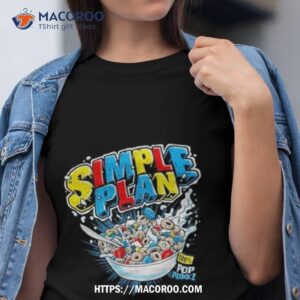 simple plan cereal pop punk shirt tshirt
