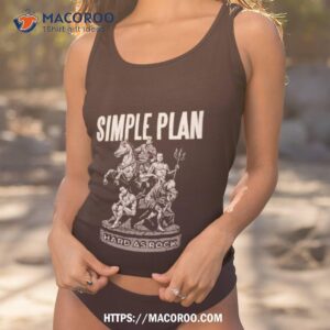 Simple Plan Hard As Rock Shirt