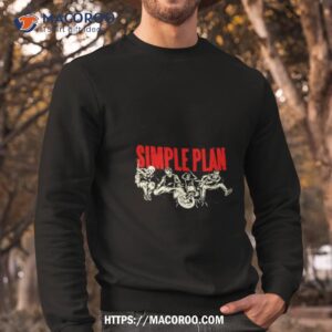 Simple Plan Live Skeleton Art Design Shirt 2 simple plan live skeleton art design shirt sweatshirt