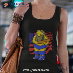 simpsons that s a paddlin usa flag shirt tank top 4
