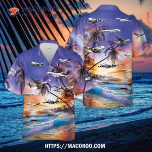Singapore Airlines Airbus A350 Hawaiian Shirt