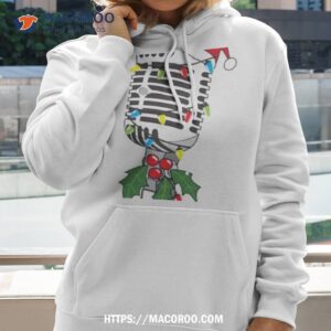 Singer Mic Microphone Christmas Tree Shirt