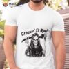 Skeleton Creepin’ It Real Halloween Shirt