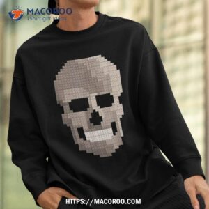 skull block builder bricks halloween skeleton master shirt sweatshirt