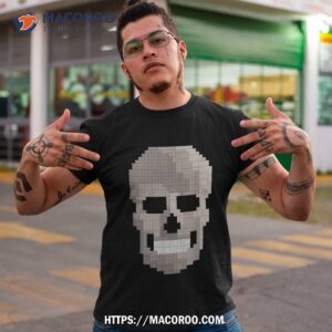 skull block builder bricks halloween skeleton master shirt tshirt