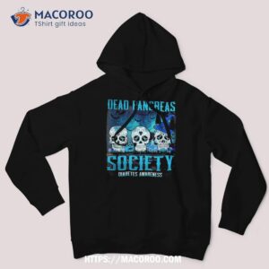 Skull Dead Pancreas Society Diabetes Awareness Halloween Shirt