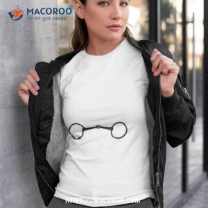 Smooth Snaffle Horse Bit Dark Shirt Smooth Snaffle Horse Bit Dark Shirt