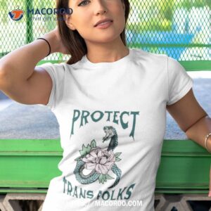 snake protect trans folks shirt tshirt 1