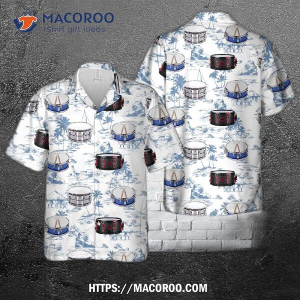 Snare Drum Hawaiian Shirt