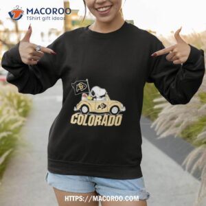 Snoopy And Woodstock Drive Car Colorado Shirt 3 snoopy and woodstock drive car colorado shirt sweatshirt 1