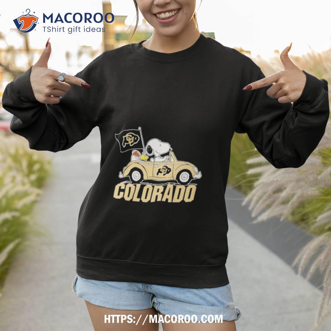 Snoopy And Woodstock Drive Car Colorado Shirt Snoopy And Woodstock Drive Car Colorado Shirt