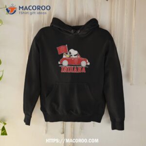 Snoopy And Woodstock Drive Car Indiana Shirt