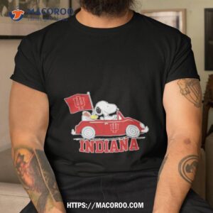 Snoopy And Woodstock Drive Car Indiana Shirt