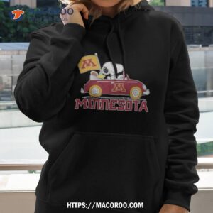 Snoopy And Woodstock Drive Car Minnesota Shirt