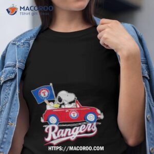 Snoopy And Woodstock Drive Car Rangers Shirt