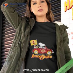 Snoopy And Woodstock Driver Car Iowa State Cyclones 2023 Shirt