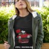Snoopy And Woodstock Driver Car Rutgers Scarlet Knights 2023 Shirt