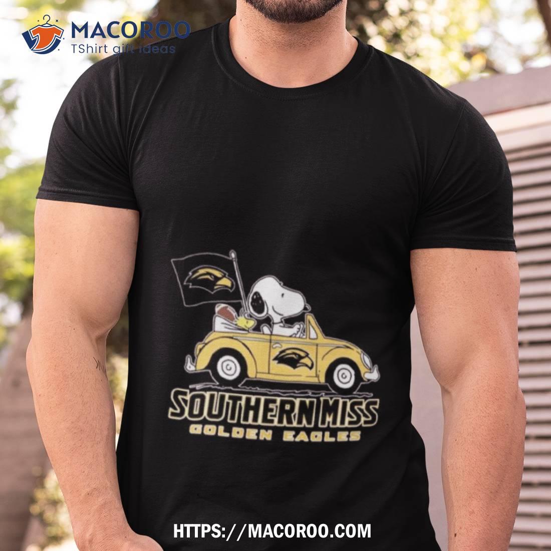 Official Snoopy drives car with Baltimore Orioles flag shirt - Limotees