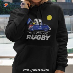 Snoopy And Woodstock New Zealand Rugby On Car 2023 Shirt