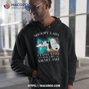 Snoopy Lady Classy Sassy And A Bit Smart Assy Shirt