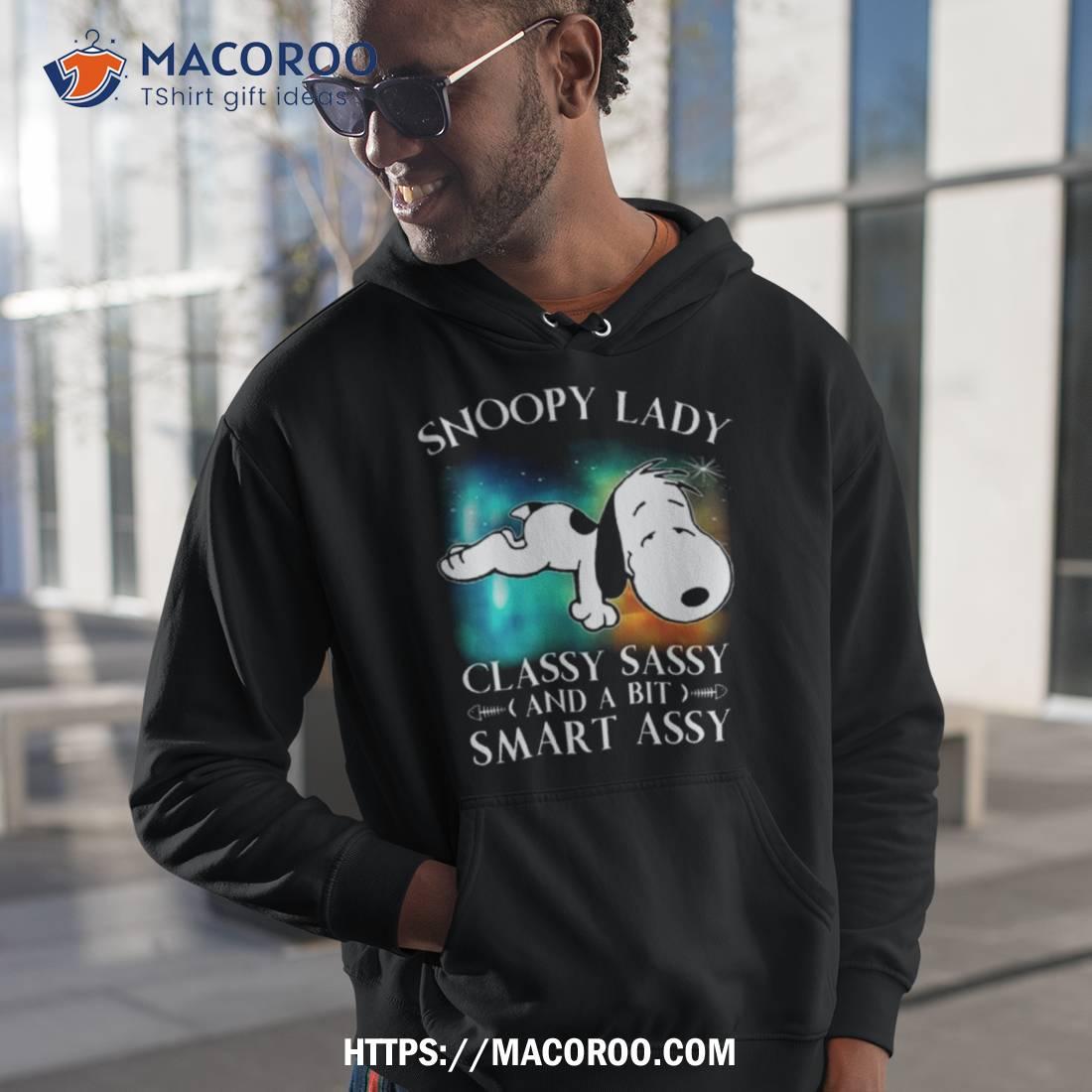 Snoopy Lady Classy Sassy And A Bit Smart Assy Shirt Snoopy Lady Classy Sassy And A Bit Smart Assy Shirt