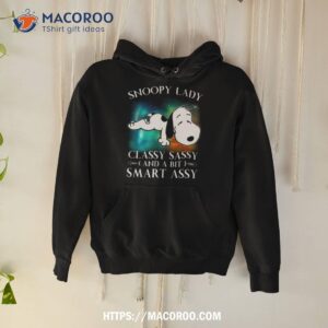 Snoopy Lady Classy Sassy And A Bit Smart Assy Shirt