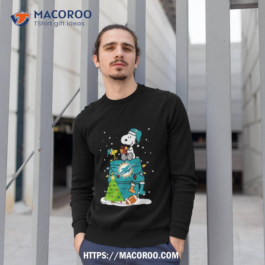 Christmas Snoopy Miami Dolphins Shirt, hoodie, sweater and long sleeve