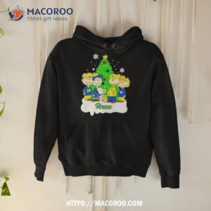 Snoopy The Peanuts Los Angeles Rams Christmas Shirt