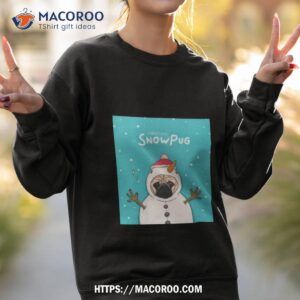 snow pug funny cosplay christmas bape shirt sweatshirt 2
