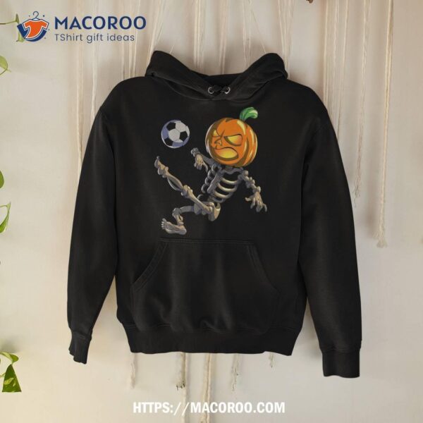 Soccer Skeleton Halloween Boys Shirt