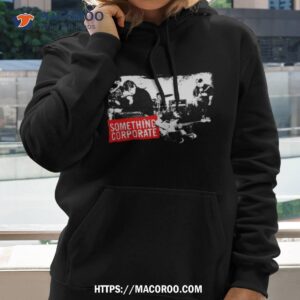 something corporate band retro photo shirt hoodie