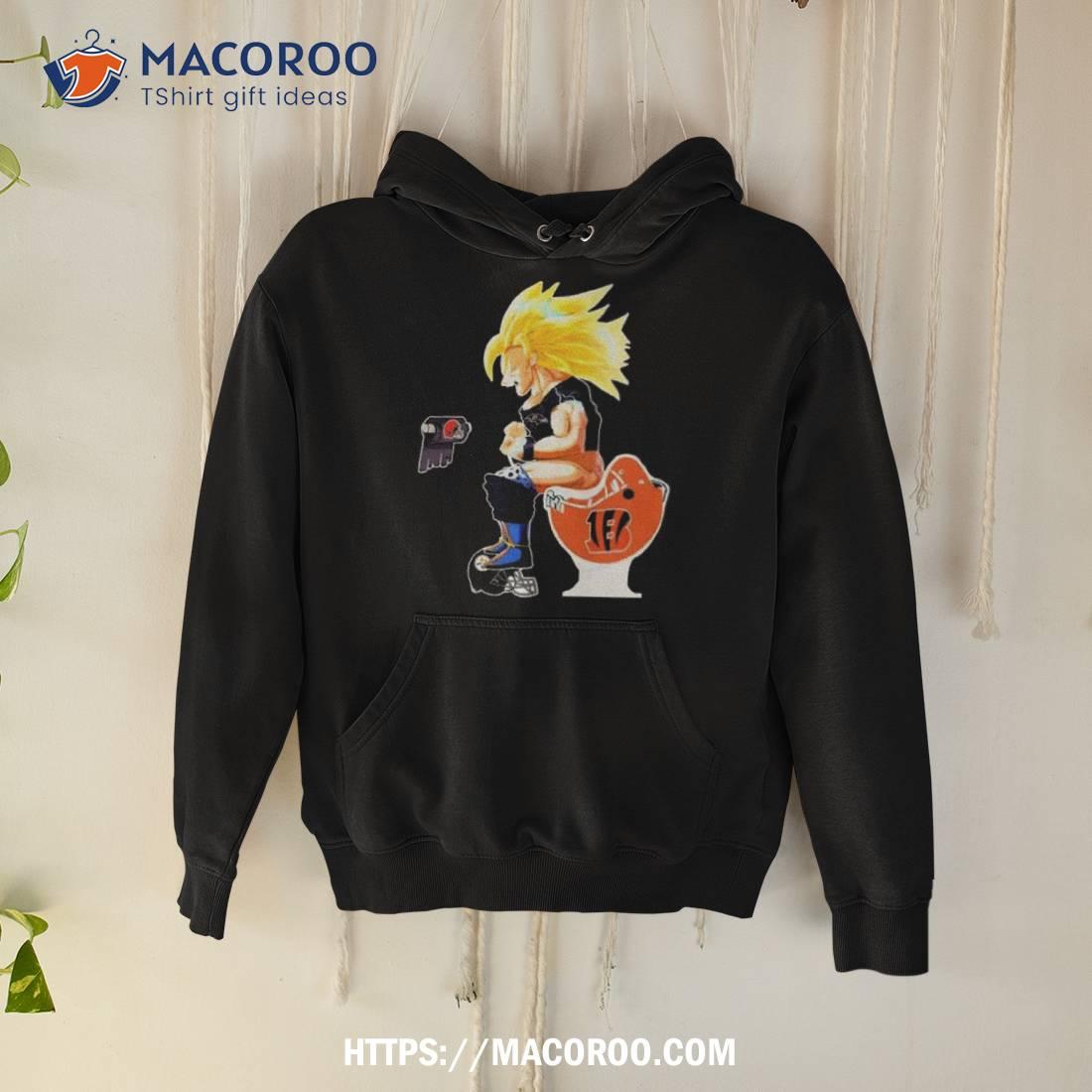 Son Goku Baltimore Ravens Shitting On Toilet Cincinnati Bengals And Other Teams 2023 Shirt Son Goku Baltimore Ravens Shitting On Toilet Cincinnati Bengals And Other Teams 2023 Shirt