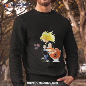 Son Goku Baltimore Ravens Shitting On Toilet Cincinnati Bengals And Other Teams 2023 Shirt 2 son goku baltimore ravens shitting on toilet cincinnati bengals and other teams 2023 shirt sweatshirt