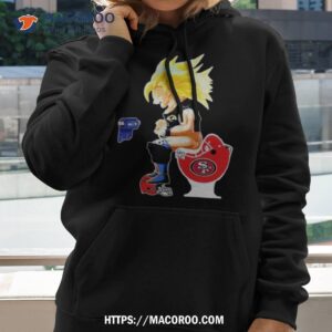 Son Goku Los Angeles Rams Shitting On Toilet Tampa Bay Buccaneers And Other Teams T Shirt