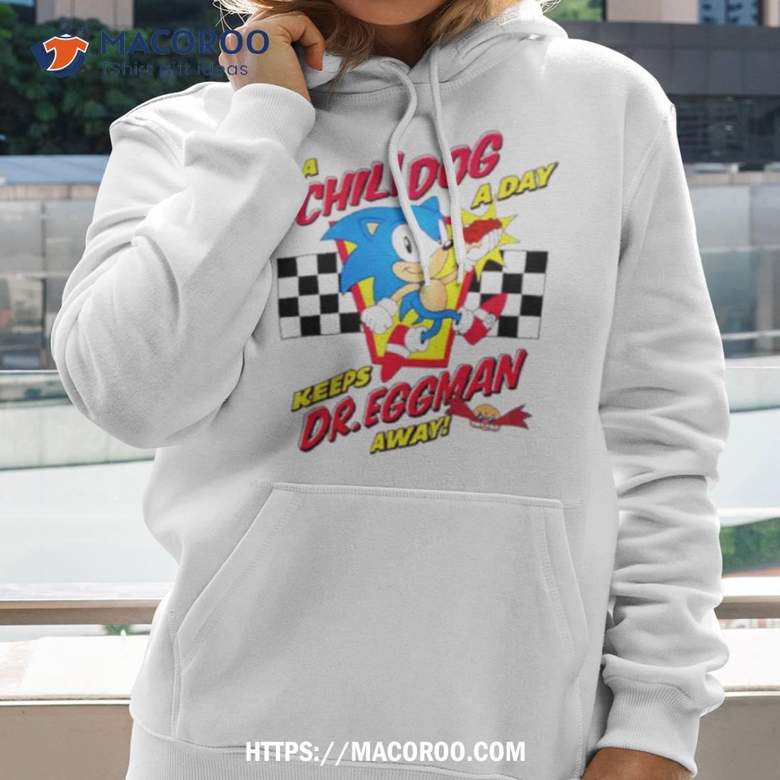 Sonic The Hedgehog Checkered Chili Dog Shirt Sonic The Hedgehog Checkered Chili Dog Shirt