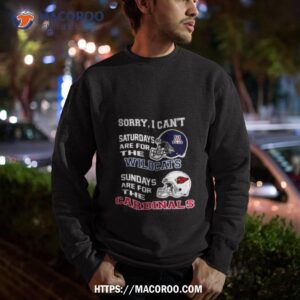 sorry i can t saturdays are for the arizona wildcats are for the arizona cardinals 2023 shirt sweatshirt