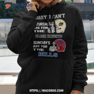 sorry i can t saturdays are for the army black knights sundays are for the buffalo bills 2023 shirt hoodie 2