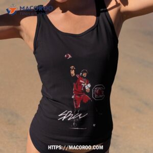 south carolina football spencer rattler superstar pose signature logo design shirt tank top 2