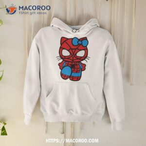 spider man and hello kitty shirt hoodie