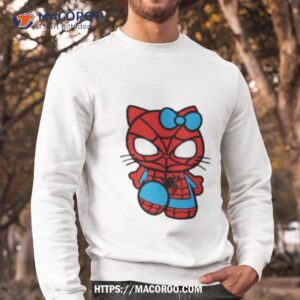 spider man and hello kitty shirt sweatshirt