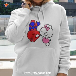 Black Spider Man Hoodie Kisses