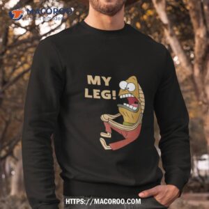 spongebob my leg shirt sweatshirt