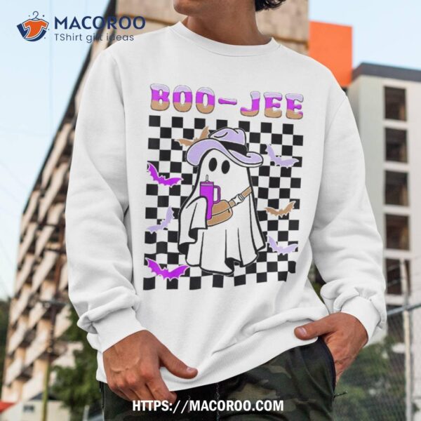 Spooky Season Cute Ghost Halloween Costume Boujee Boo-jee Shirt