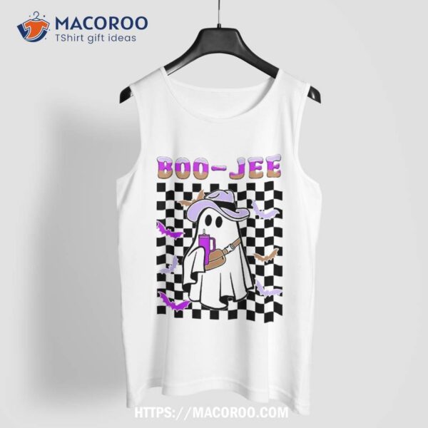 Spooky Season Cute Ghost Halloween Costume Boujee Boo-jee Shirt