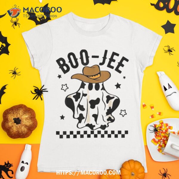 Spooky Season Cute Ghost Halloween Costume Boujee Boo-jee Shirt