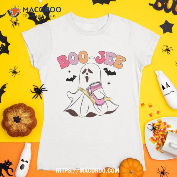 Spooky Season Cute Ghost Halloween Costume Boujee Boo-jee Shirt