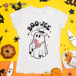 Spooky Season Cute Ghost Halloween Costume Boujee Boo Jee Shirt