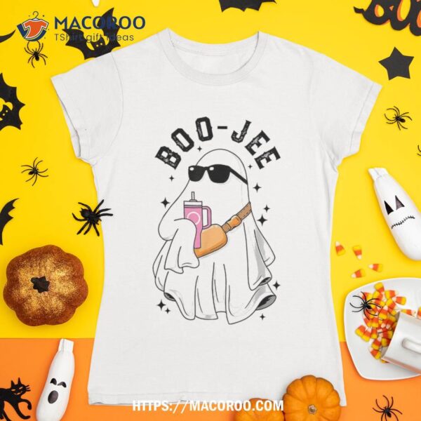 Spooky Season Cute Ghost Halloween Costume Boujee Boo-jee Shirt