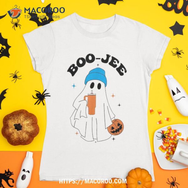 Spooky Season Cute Ghost Halloween Costume Boujee Boo-jee Shirt